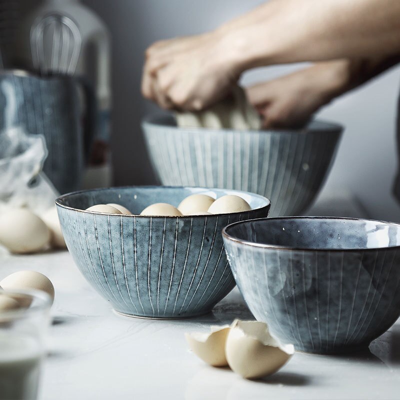 Ceramic bowl - Green Moon