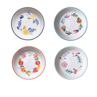 Four Seasons Underglaze Ceramic Plate - 4 styles