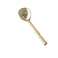 Fish Ceramic Spoon with Long Handle