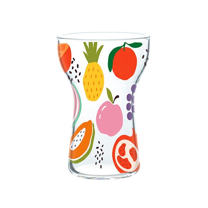 400ml Fruit Glass Tumbler - Green Moon